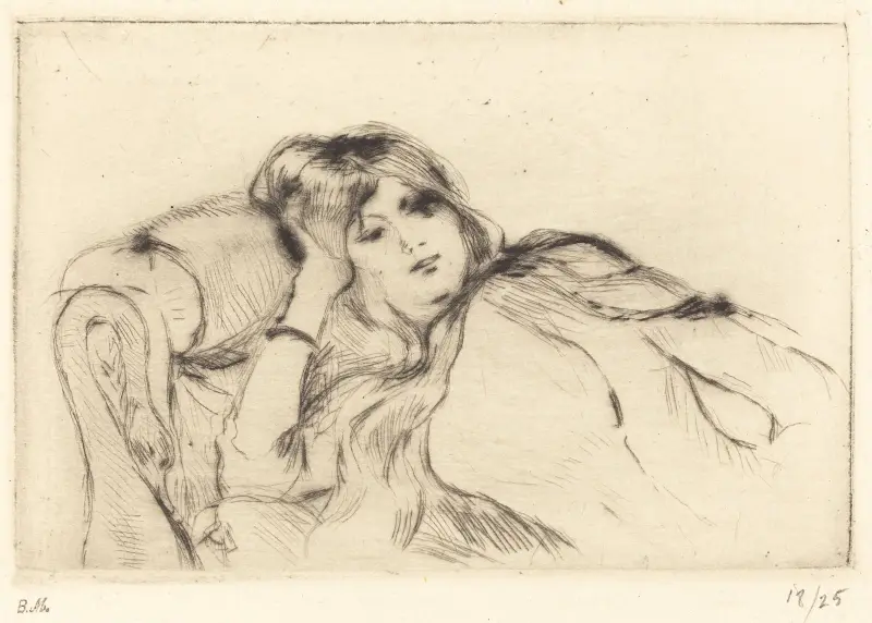 Odpoczynek, Berthe Morisot