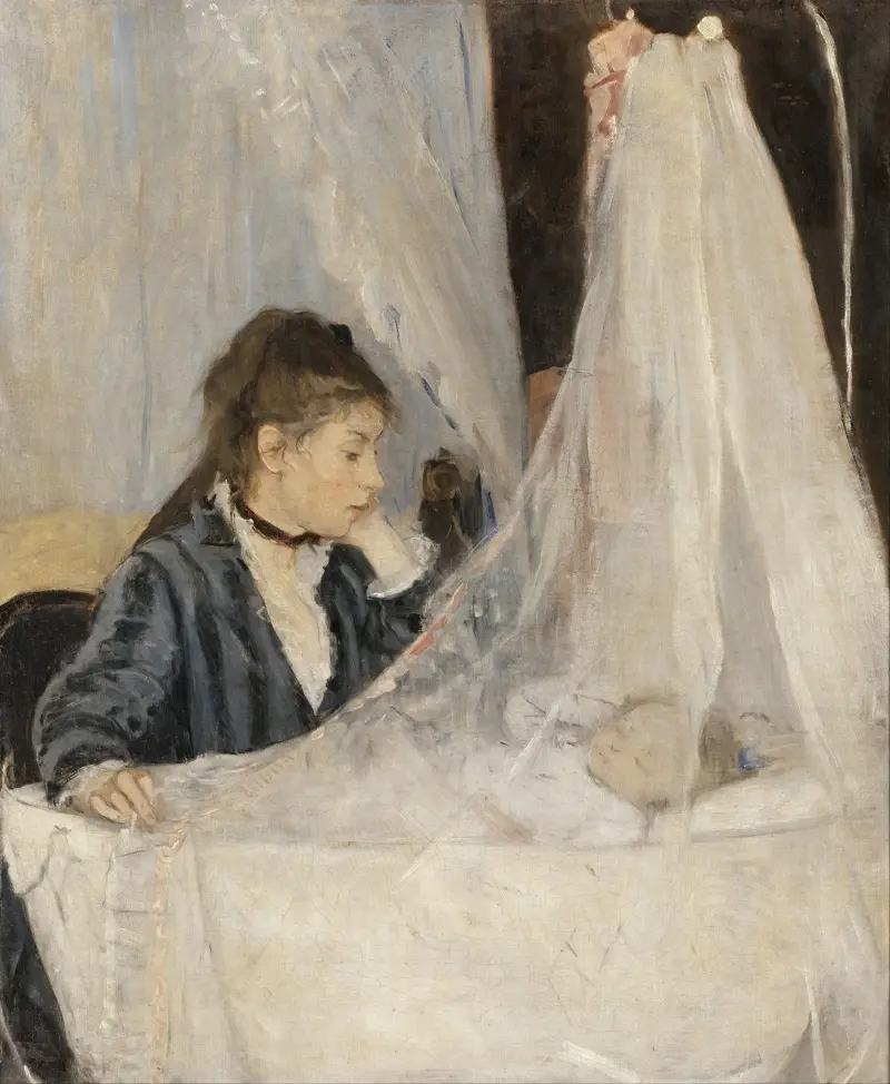 The Cradle av Berthe Morisot