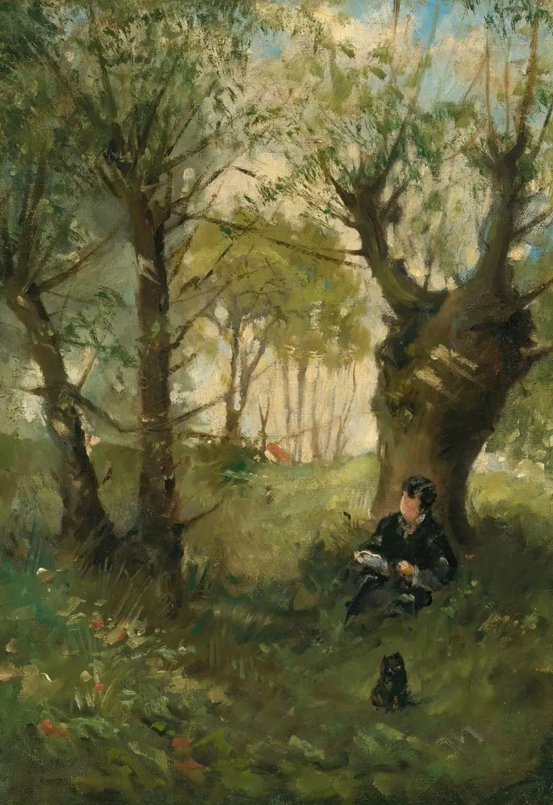 Vieux Chemin À Auvers av Berthe Morisot