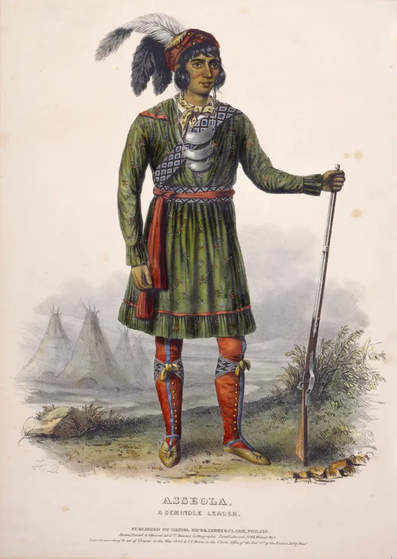 Asseola, A Seminole Leader av Charles Bird King