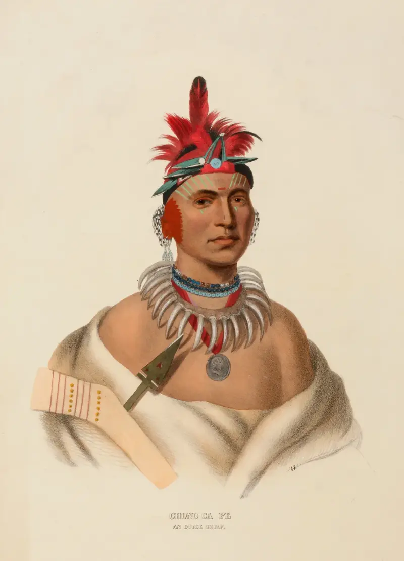 Chono Ca Pe. An Ottoe Chief av Charles Bird King