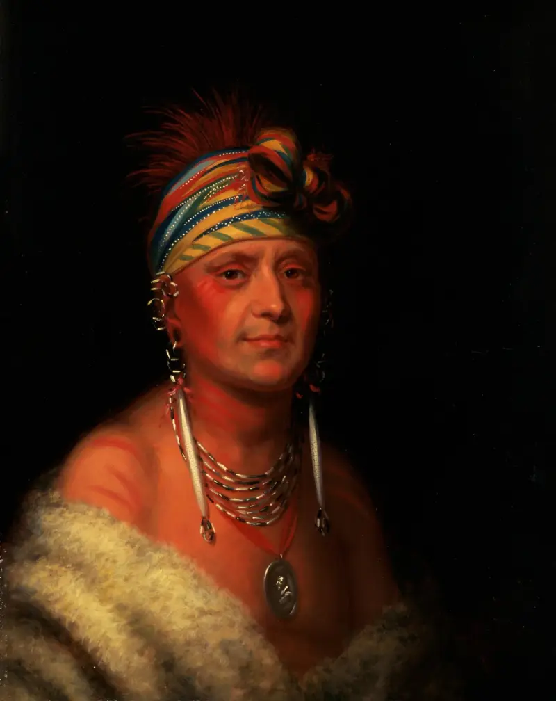 Šaumonekusse (Prérijní vlk), kmen Oto, Charles Bird King