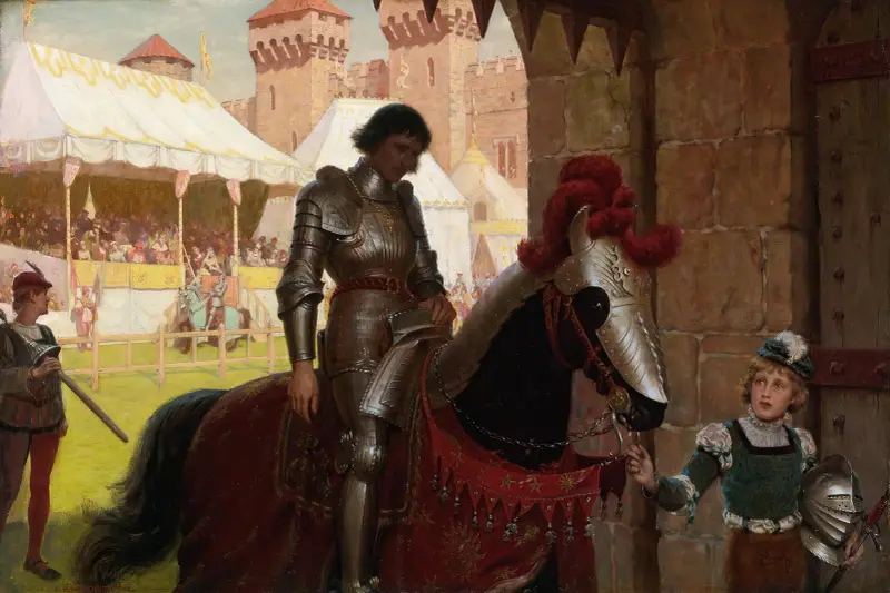 Vanquished av Edmund Blair Leighton