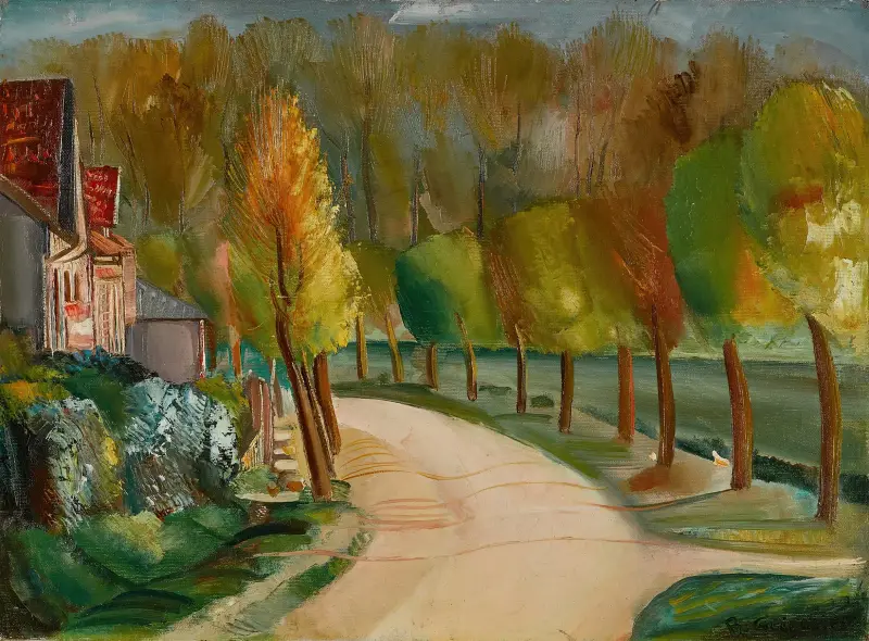 Riverside av Boris Grigoriev