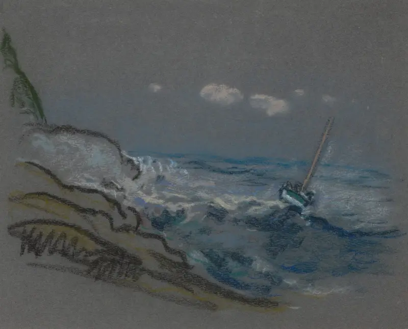 Boot in Not von Arthur Bowen Davies