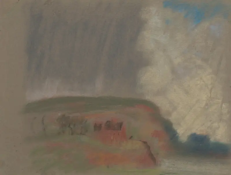 House on Hillside av Arthur Bowen Davies