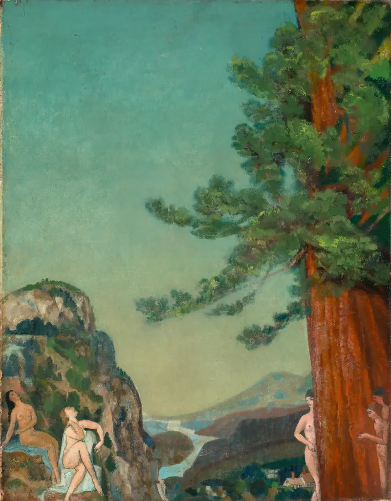 On the Cliffs av Arthur Bowen Davies