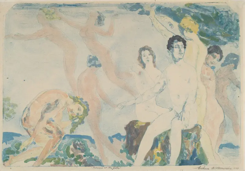 Release at the Gates av Arthur Bowen Davies