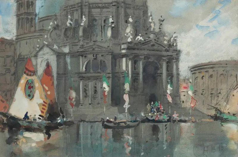 Santa Maria Della Salute, Venice – nr 1 av Hercules Brabazon Brabazon