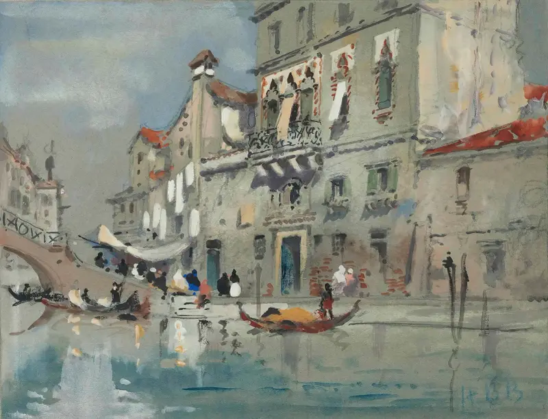 Tintorettos hus, Venedig av Hercules Brabazon Brabazon