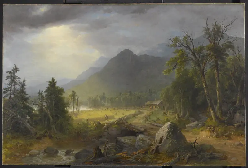 Den första skörden i vildmarken av Asher Brown Durand
