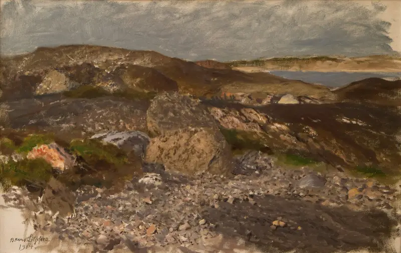 Stenig mark av Bruno Liljefors