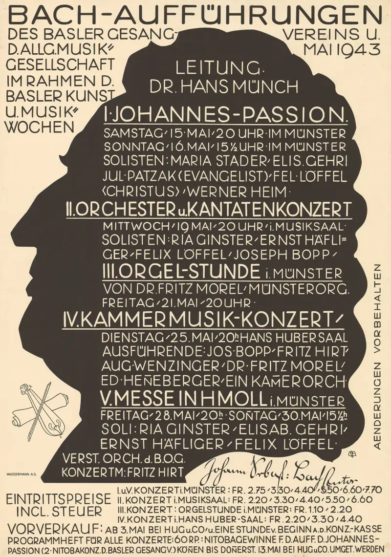 Bach-Aufführungen von Burkhard Mangold