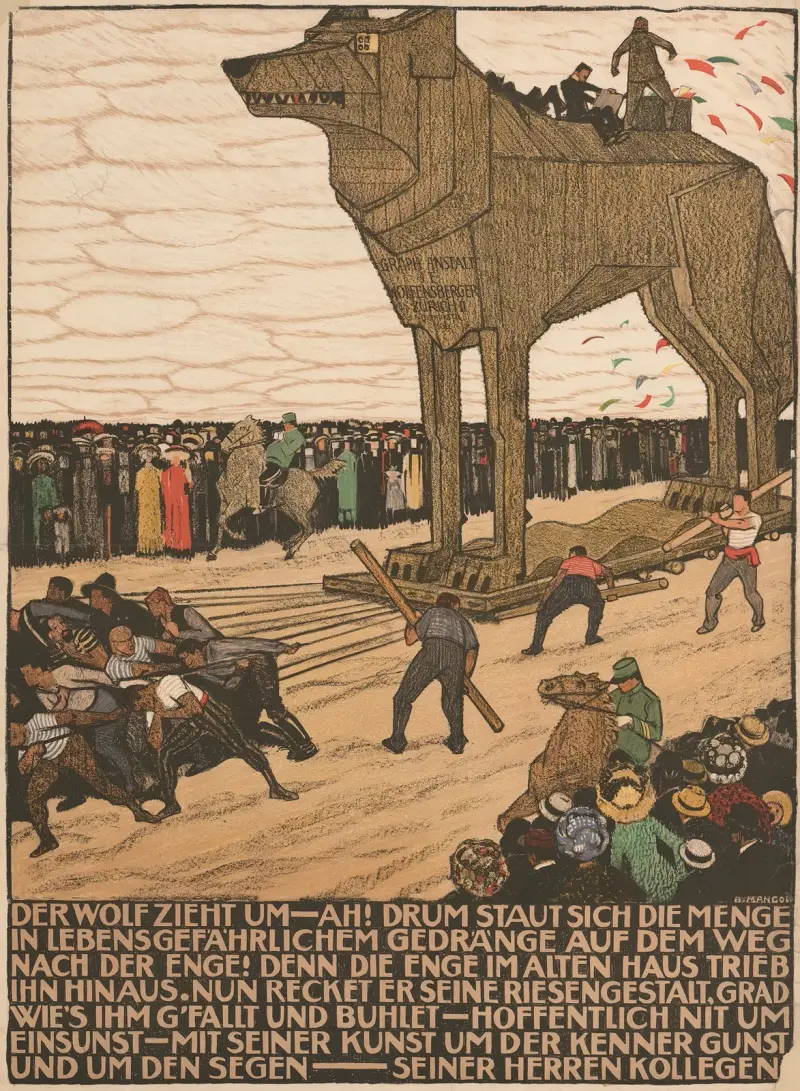 Wilk się przeprowadza, Burkhard Mangold