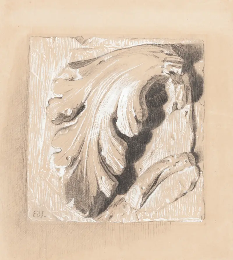 Fragment eines antiken Frieses von Sir Edward Coley Burne-Jones