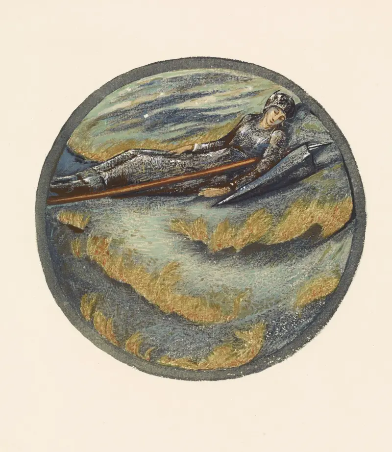Flame Heath av Sir Edward Coley Burne-Jones