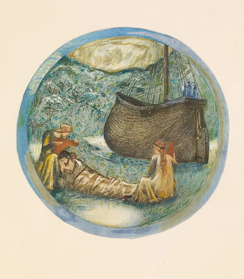 Älggräs av Sir Edward Coley Burne-Jones