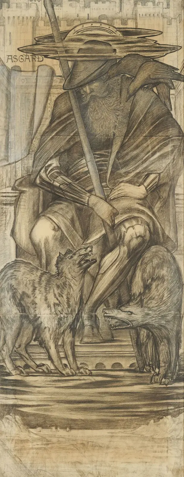 Odin av Sir Edward Coley Burne-Jones