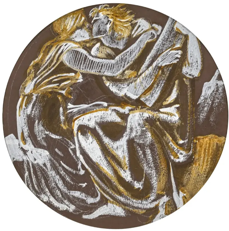 Orpheus and Eurydice Reunited av Sir Edward Coley Burne-Jones