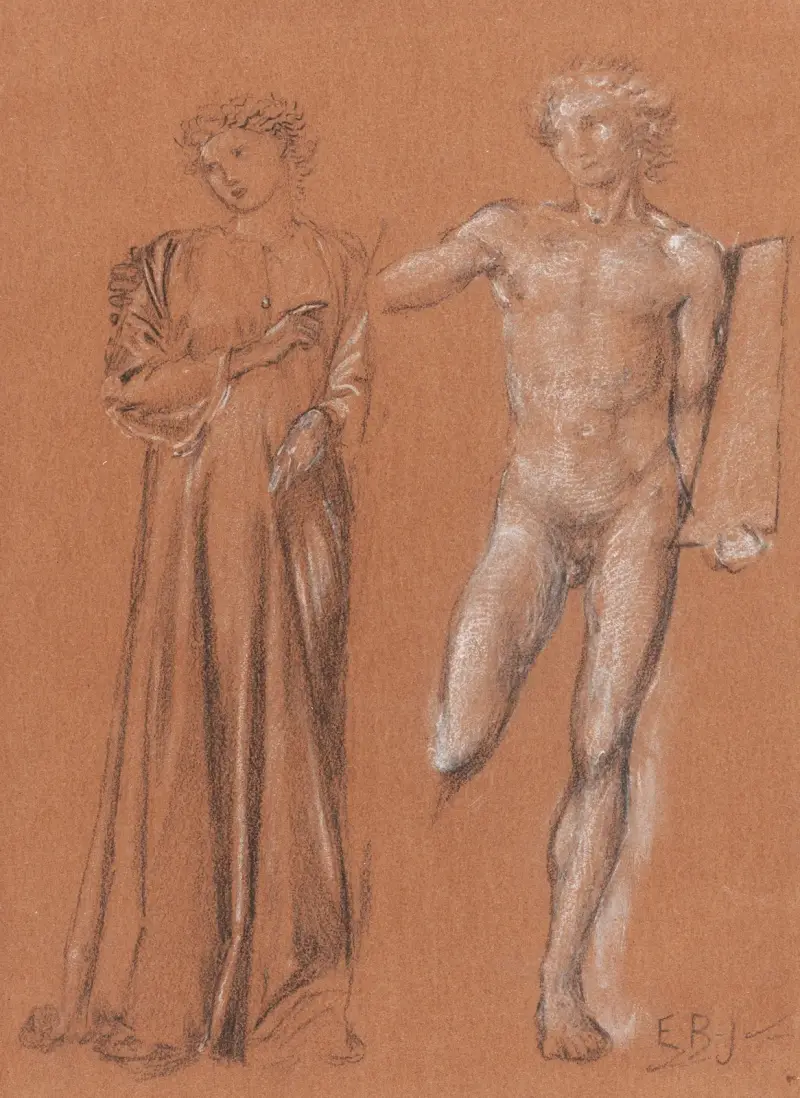Orpheus and Eurydice av Sir Edward Coley Burne-Jones