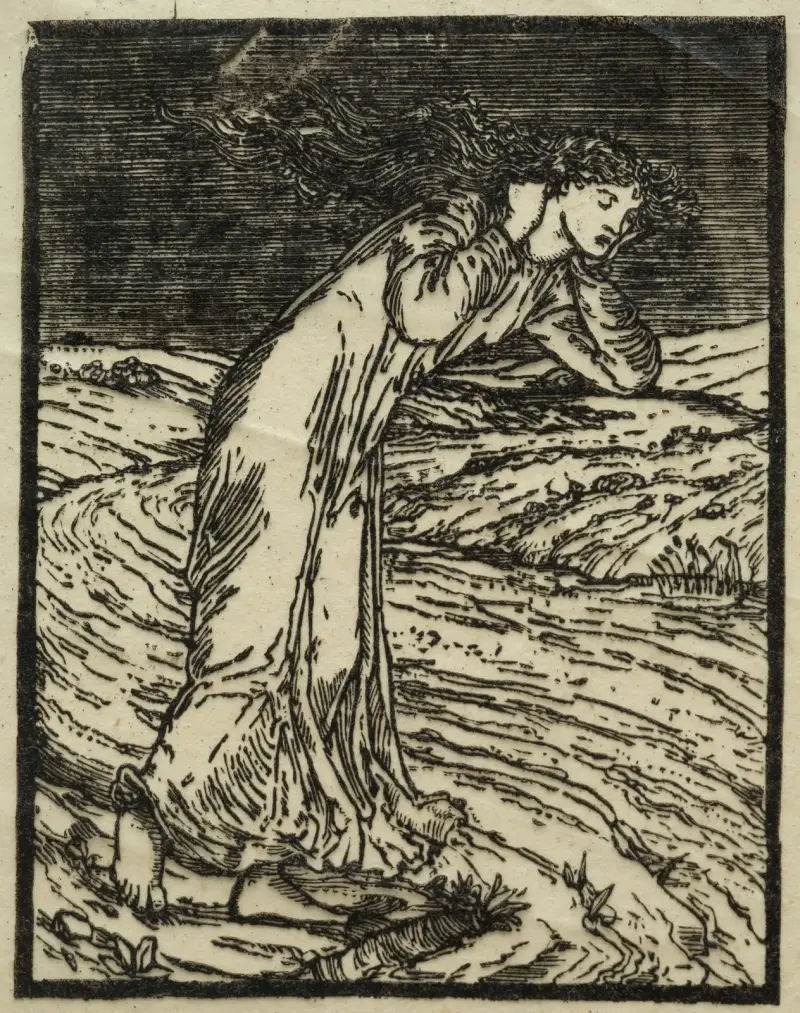 Psyche Throwing Herself into the River av Sir Edward Coley Burne-Jones