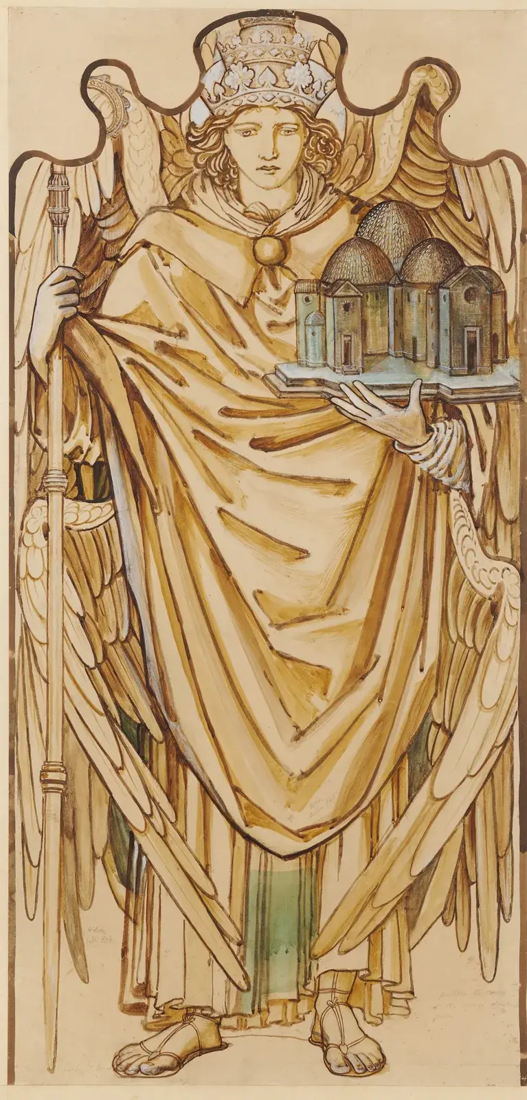 Die Engel der Hierarchie – Fürstentümer von Sir Edward Coley Burne-Jones