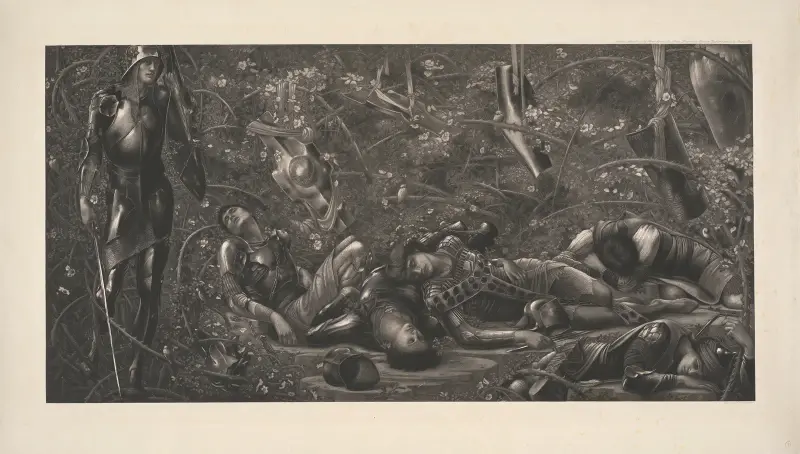 Törnrosskogen av Sir Edward Coley Burne-Jones