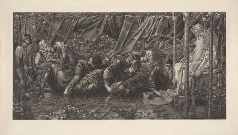 The Council Chamber av Sir Edward Coley Burne-Jones