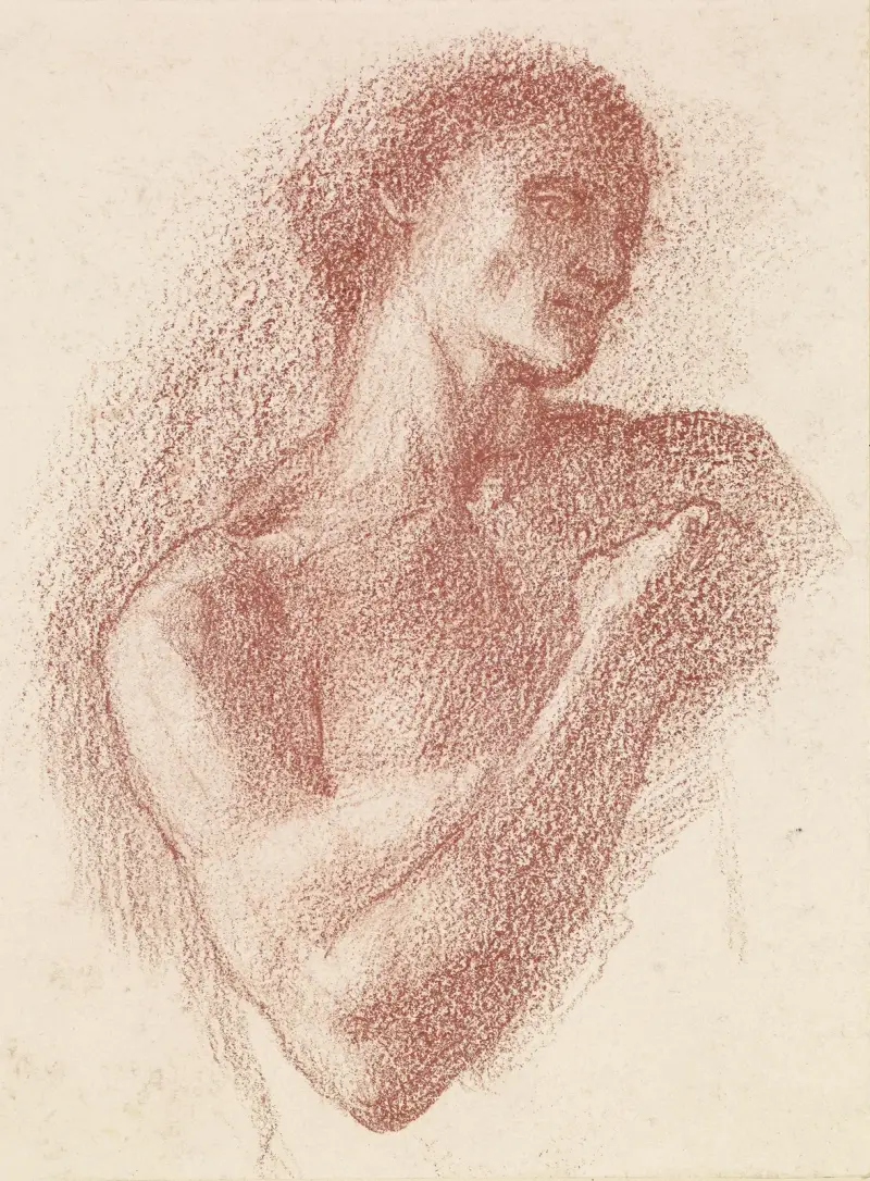 Ödets gudinnor – Studie av den manlige älskaren av Sir Edward Coley Burne-Jones