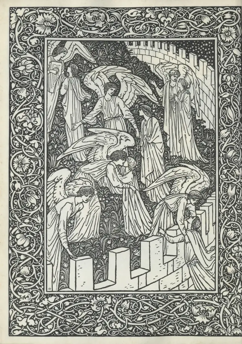 The golden legend, 1892 – nr 1 av Sir Edward Coley Burne-Jones