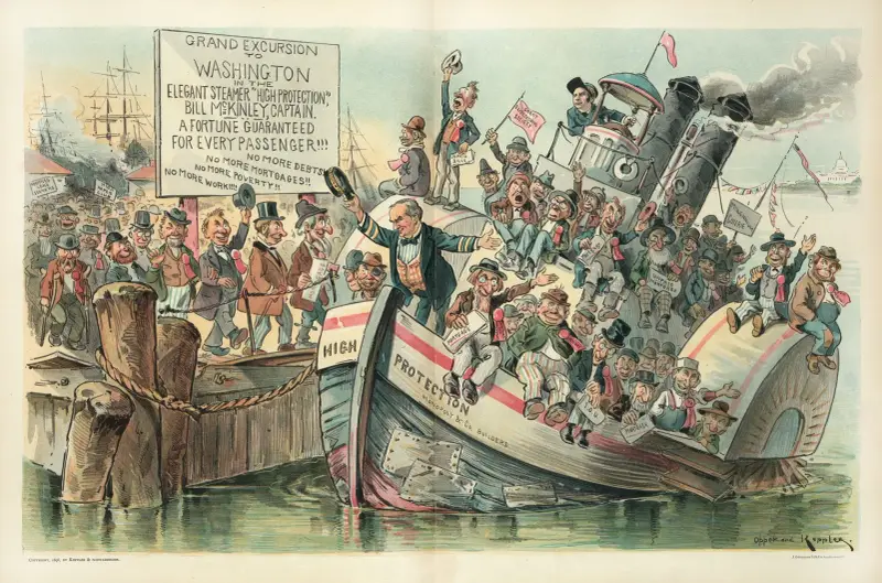 All aboard for the millennium! von Frederick Burr Opper