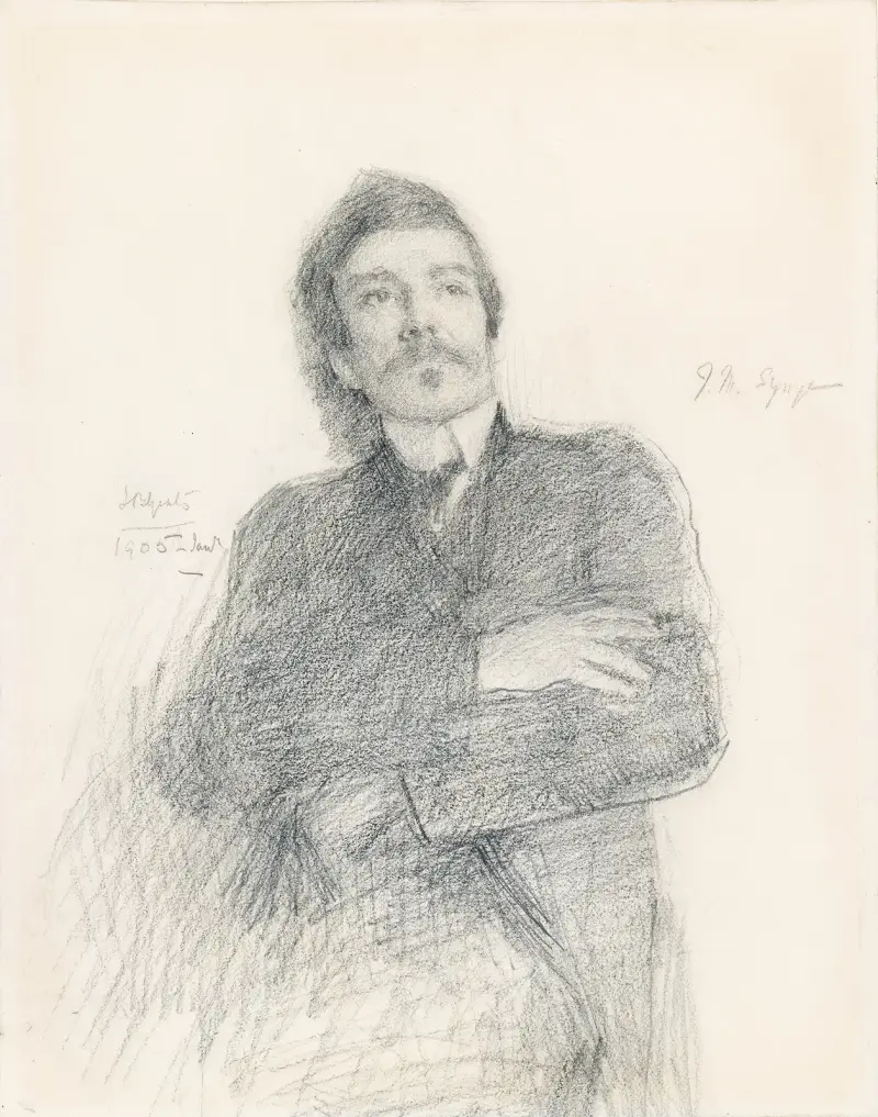 John Millington Synge (1871–1909), dramatik, John Butler Yeats