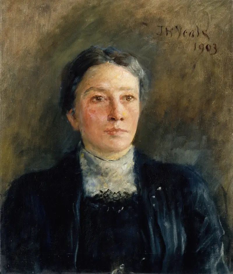 Portrait of Augusta Gregory (1852-1932), Dramatist av John Butler Yeats