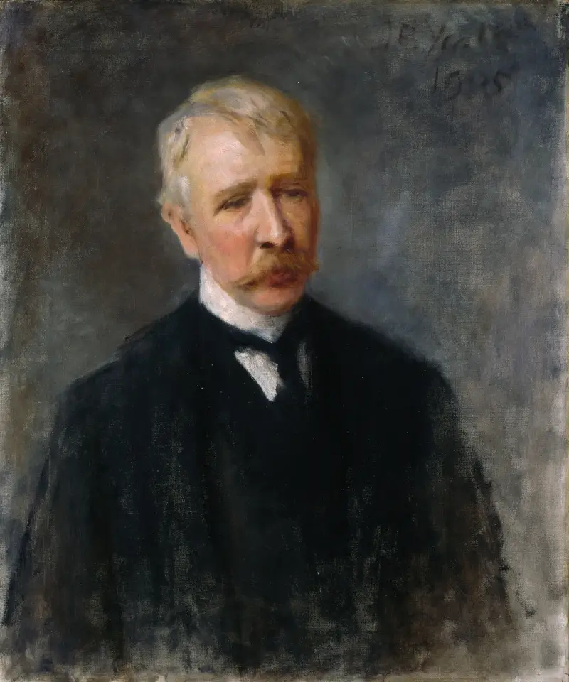 Porträtt av George Moore (1852–1933), romanförfattare av John Butler Yeats