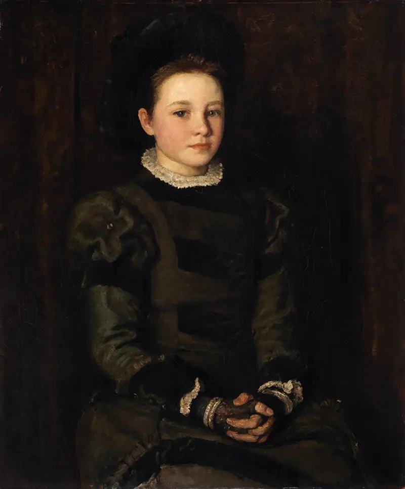 Porträt von Hester Dowden (1868–1949) als Kind von John Butler Yeats