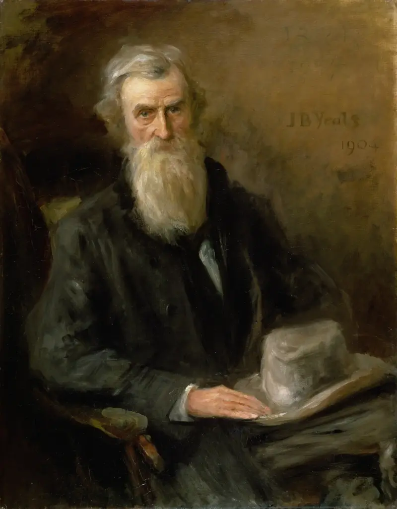Porträtt av John O'Leary (1830–1907), nationalist och journalist av John Butler Yeats