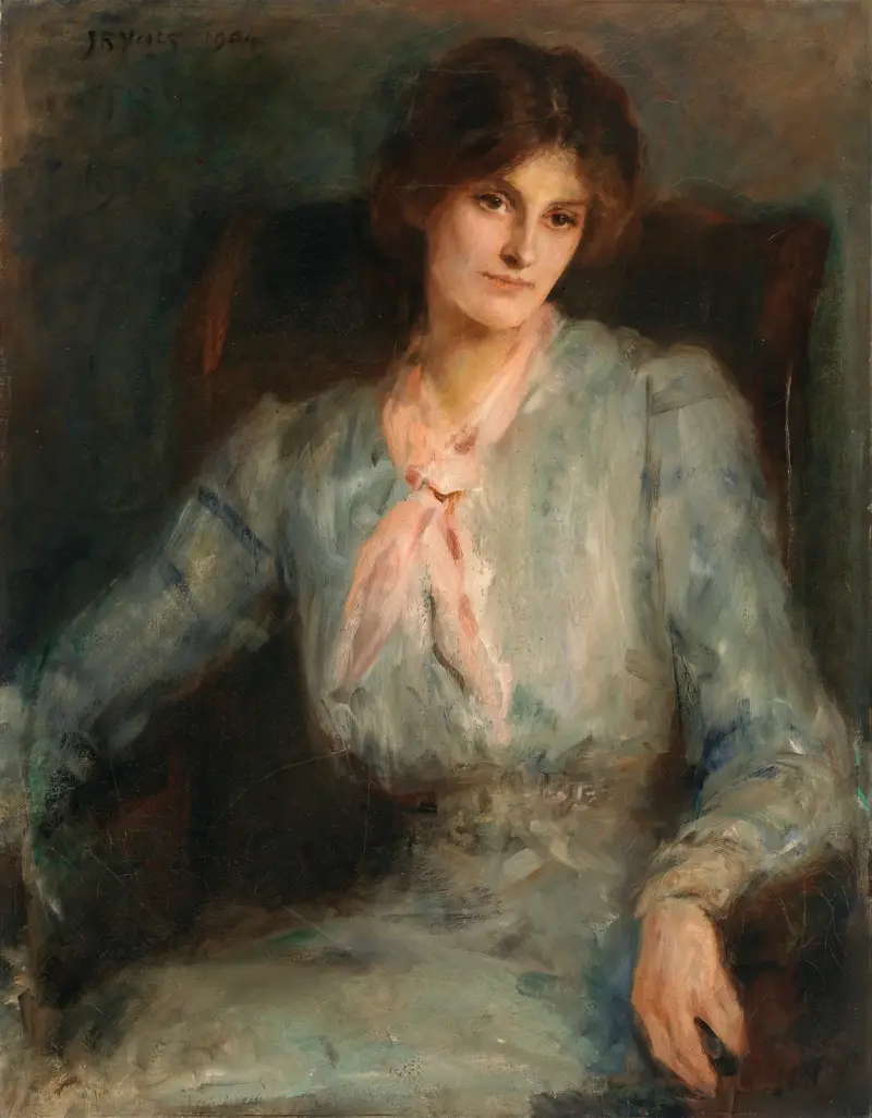 Porträtt av Maire Nic Shiubhlaigh (1883–1958), skådespelerska av John Butler Yeats