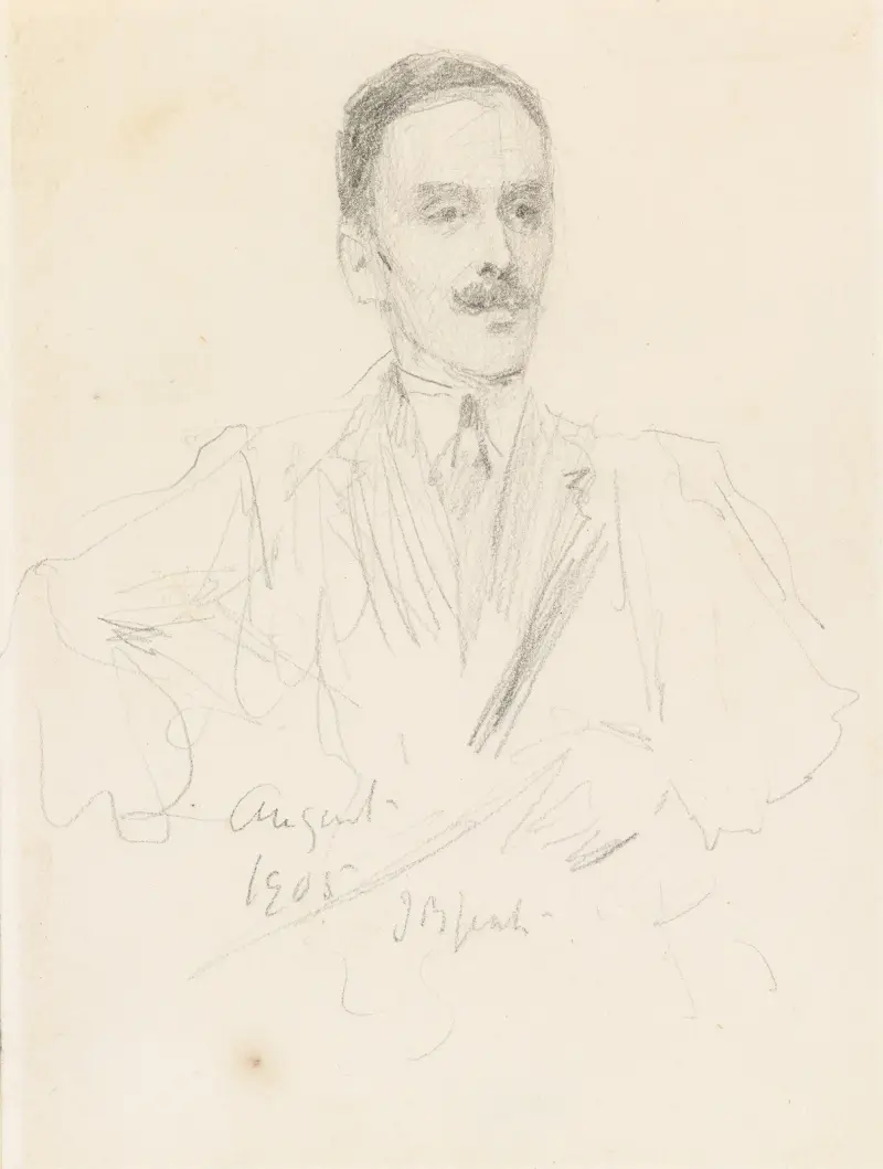 Sir Hugh Lane (1875–1915), später Direktor der National Gallery of Ireland von John Butler Yeats