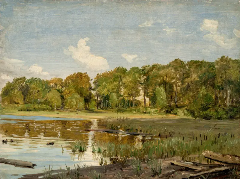 Am Gurre-See, Seeland von P. C. Skovgaard