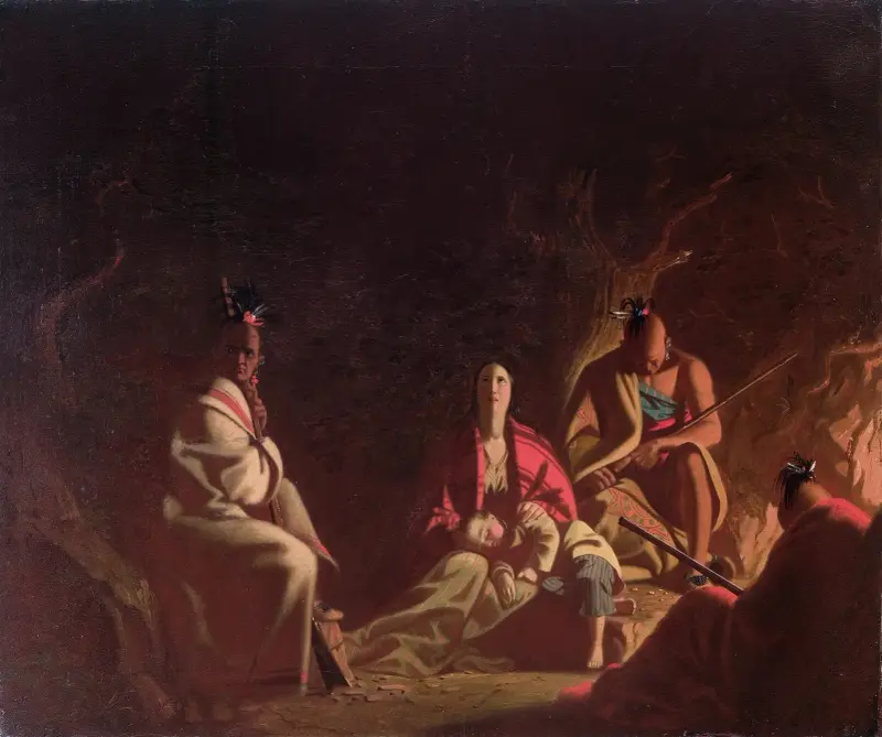 Pojmana przez Indian, George Caleb Bingham