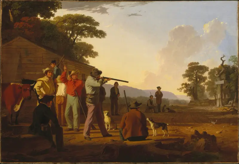 Shooting for the Beef von George Caleb Bingham