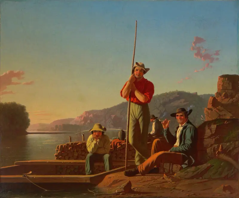 Das Holzschiff von George Caleb Bingham