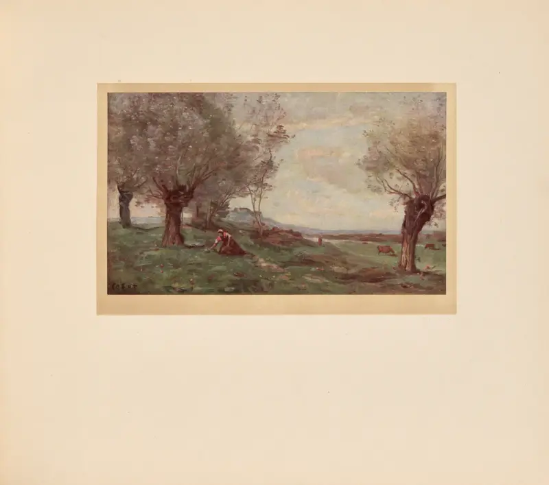 Sbírání petrklíčů, Jean-Baptiste-Camille Corot