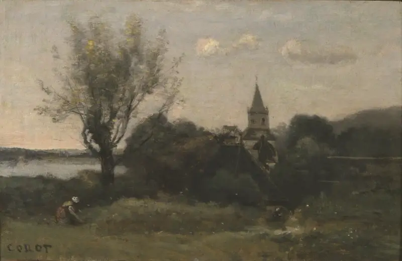 Ennery bei Auvers von Jean-Baptiste-Camille Corot