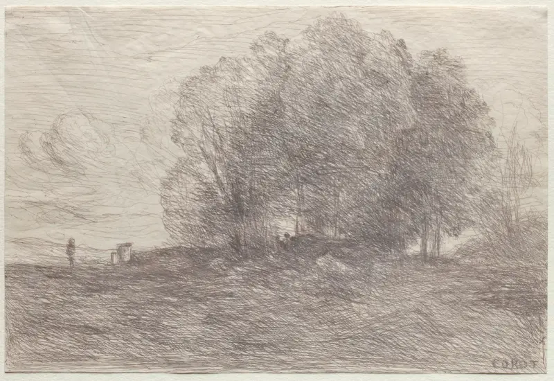 Baumgruppe von Jean-Baptiste-Camille Corot