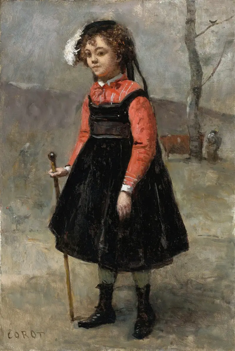 Die kleine Elster von Jean-Baptiste-Camille Corot