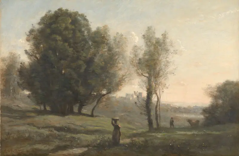 Landscape, 1872 av Jean-Baptiste-Camille Corot