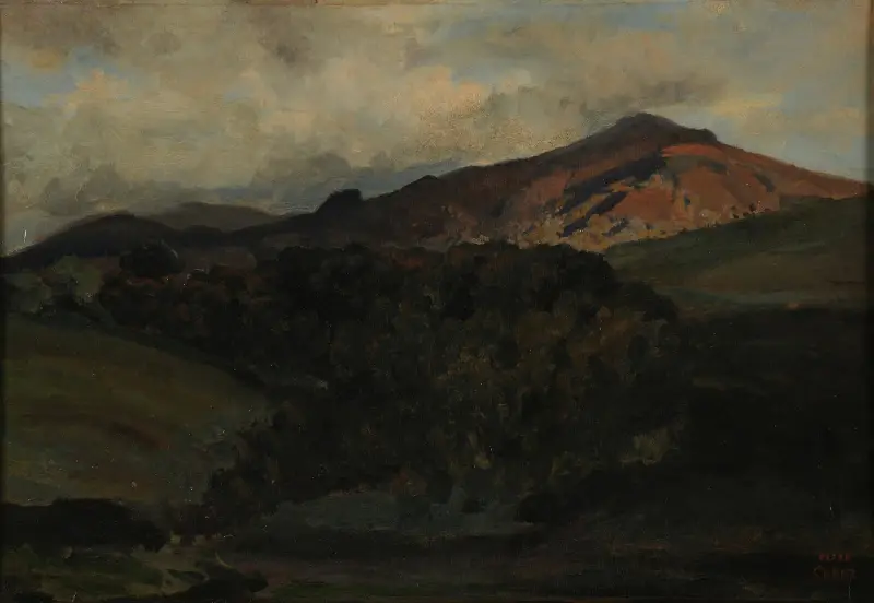 Monte-Cavo av Jean-Baptiste-Camille Corot