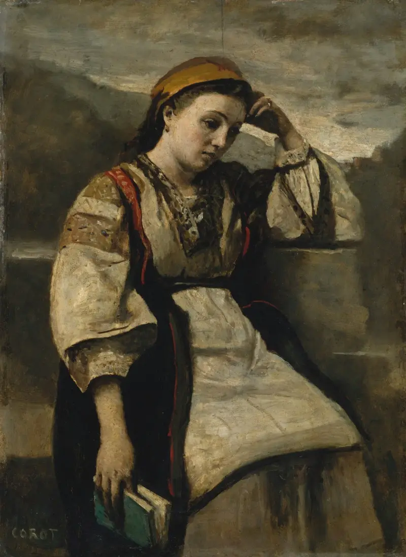 Träumerei von Jean-Baptiste-Camille Corot