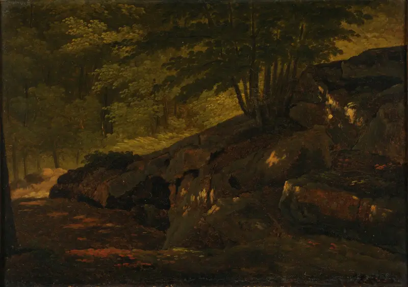 Waldinneres – Nr. 1 von Jean-Baptiste-Camille Corot